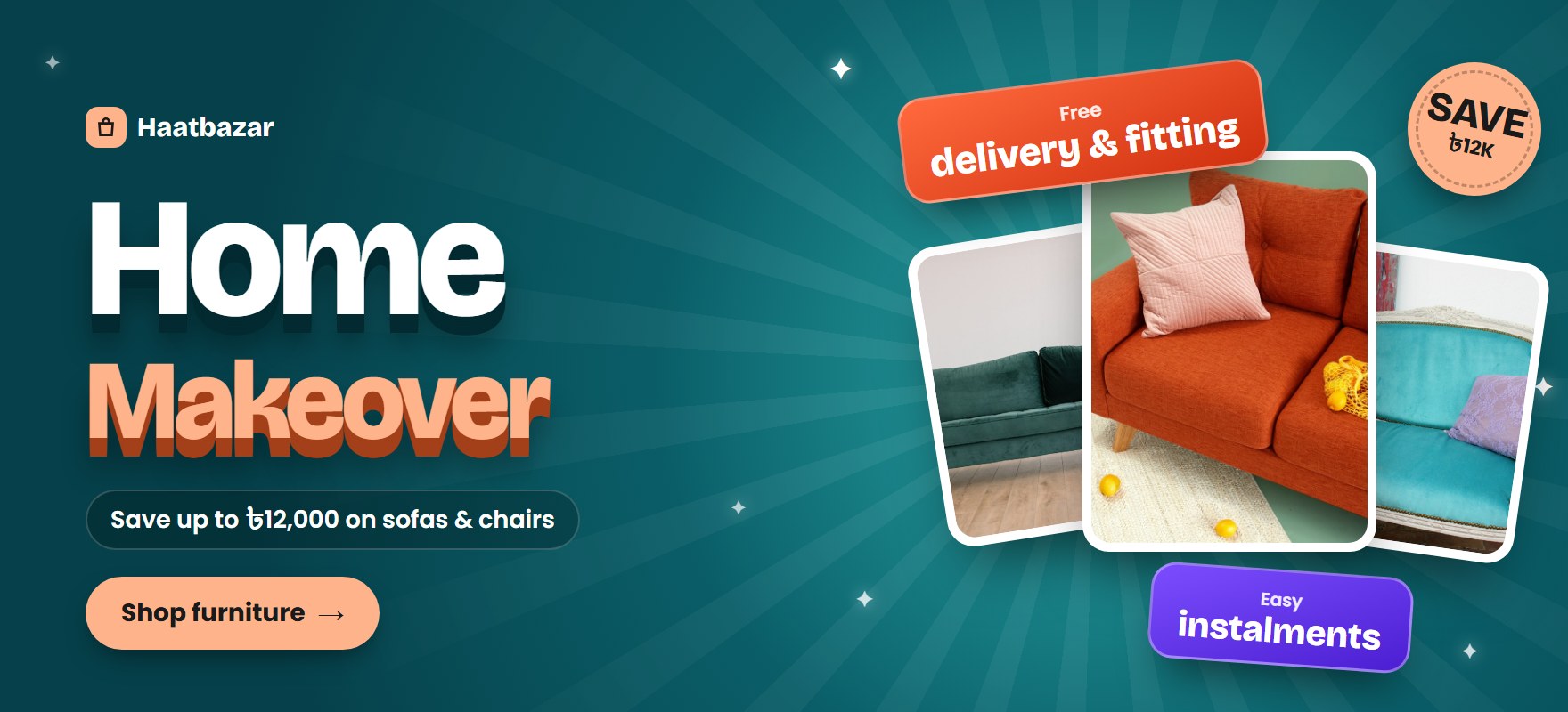 Home makeover week — sofas